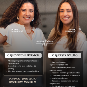 Classe de Peelings aula em Português Sunday July 20th, 2025 900am EST