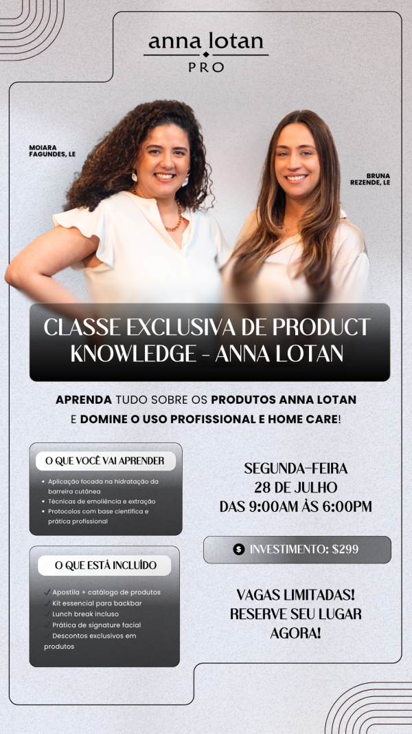 Classe de product knowledge em Português Monday July 28th, 2025 900am EST