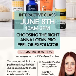 Choosing The Right Anna Lotan Pro Peel or Exfoliator